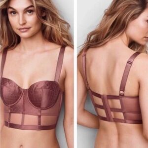 NWOT VS Very Sexy Lined Mauve Balconette Bra